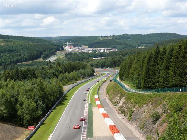 پیست Spa-Francorchamps، بلژیک زیباترین پیستهای اتومبیل رانی دنیا